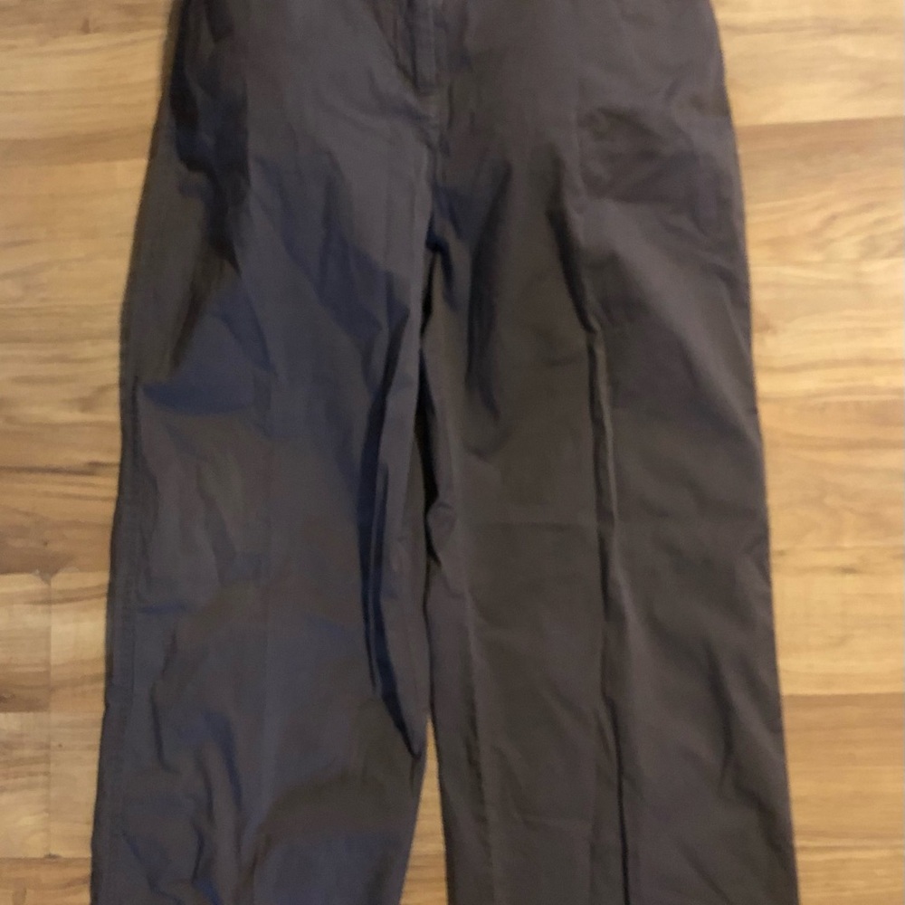 Women's CAZZA Canadian Classic Brown Trousers petite see measurements